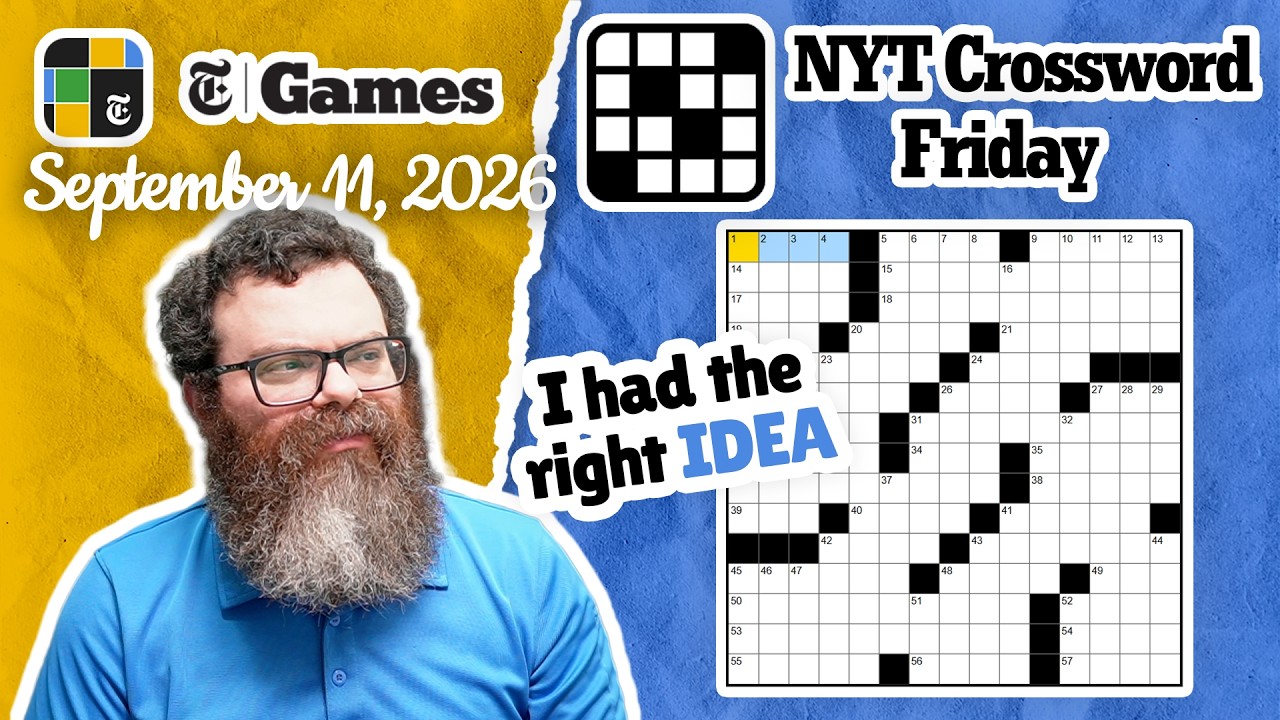 Rangsk beside a New York Times crossword grid.