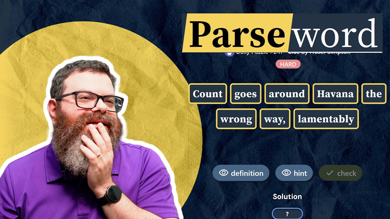 Rangsk beside a Parseword clue.